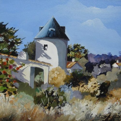 Le Moulin - 30 x 30 cm