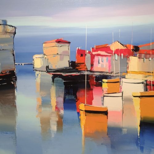 Port au Matin - 73 x 60 cm