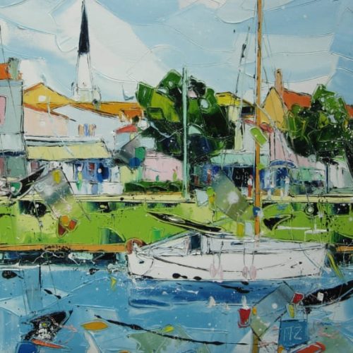 Ars-en-Ré au départ - 50 x 50 cm