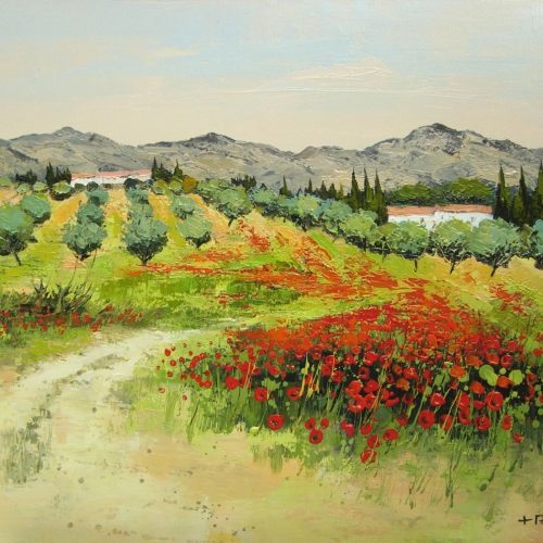Collines Toscanes - 65 x 54 cm