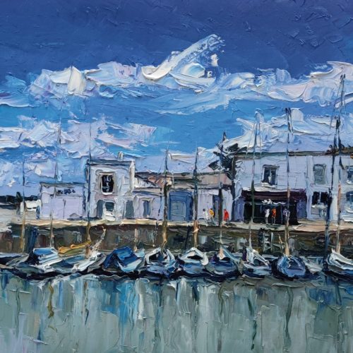 Côté du port - 55 x 46 cm