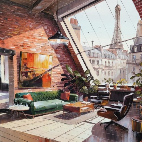 La verrière - 50 x 50 cm