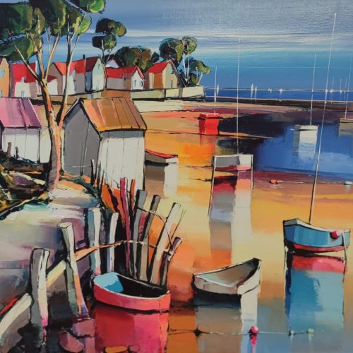 Le chemin - 100 x 81 cm