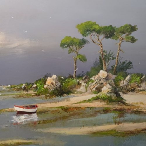 Mon île - 80 x 120 cm