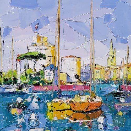 Reflet rochelais - 40 x 40 cm
