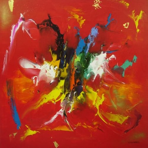 Rouge - 100 x 100 cm