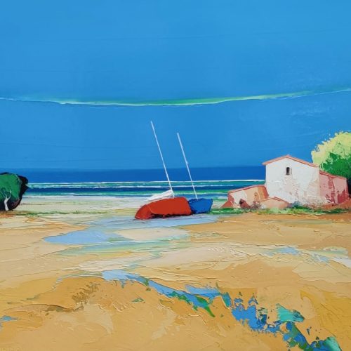Toi contre moi - 65 x 54 cm