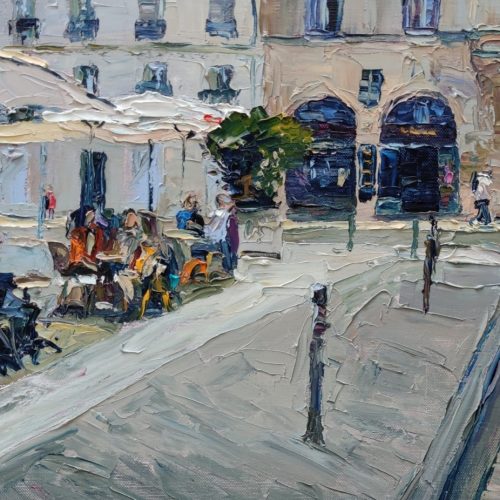 Un café - 46 x 38 cm