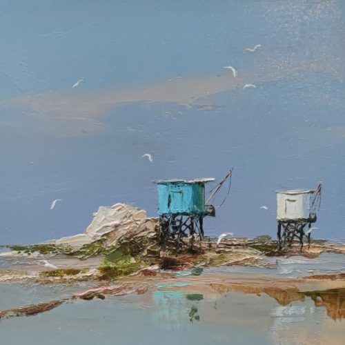 Un couple - 20 x 20 cm